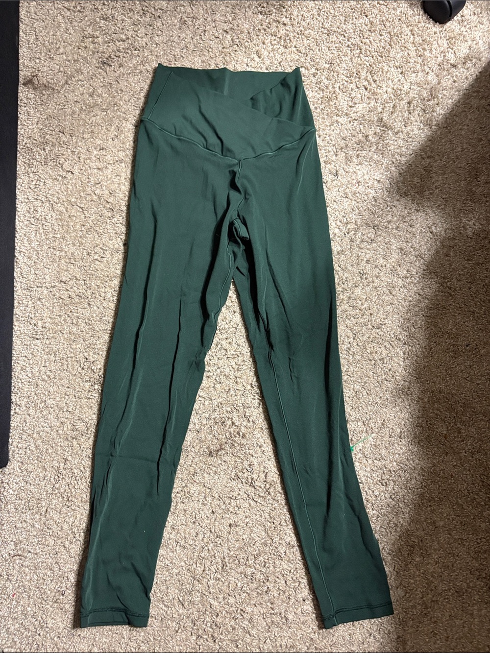 Offline by Aerie Crossover Green Real Me Leggings Size Medium
